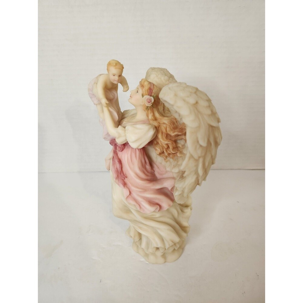 Roman Seraphim Classic MARIAH HEAVENLY JOY angel with baby figurine 74109 1995